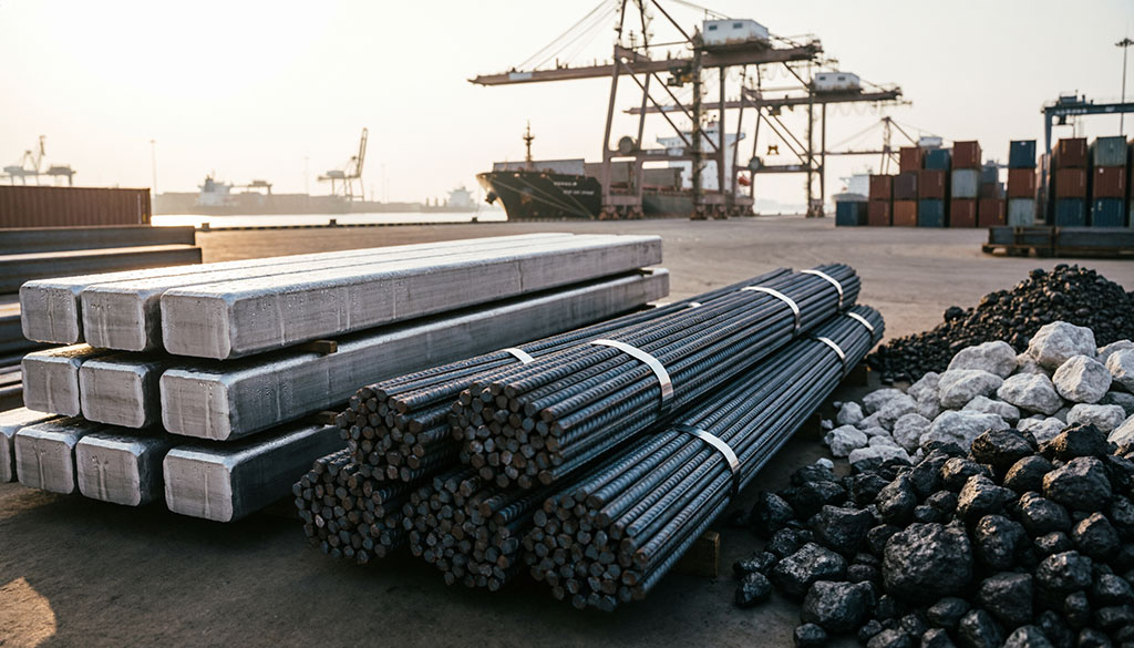 Iran-India Steel Trade Hub | Custom Billet, Rebar & Raw Material Sourcing - Iran India Trade Guide